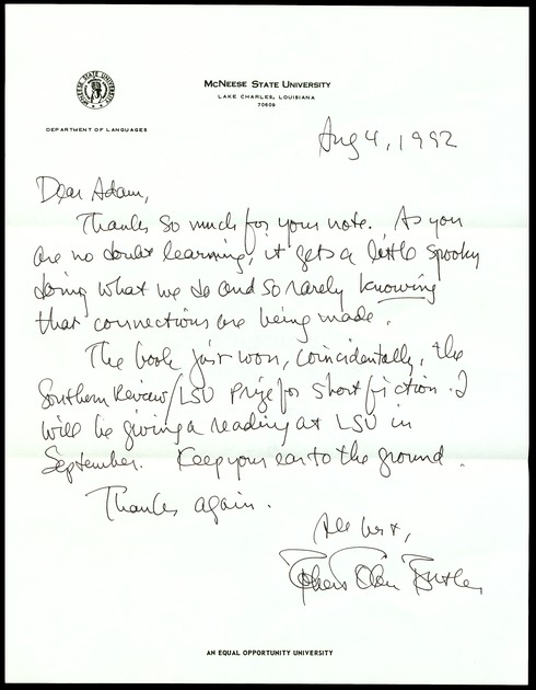 Autograph Letter Signed