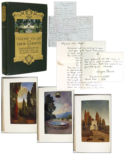 Italian Villas and Their Gardens with Autograph Letters Signed