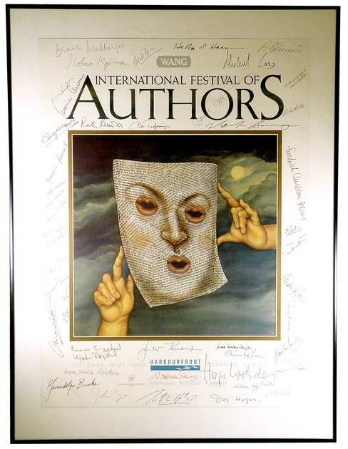 1989 International Festival of Authors Promotional Poster