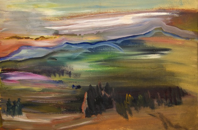 Vibrant Mountainscape