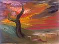 click for a larger image of item #31626, Tree At Sunset
