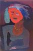 click for a larger image of item #34358, Abstracted Figure: Red Face